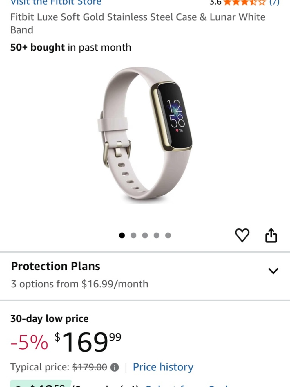 Fitbit Luxe fitness tracker watch - Picture 3 of 4